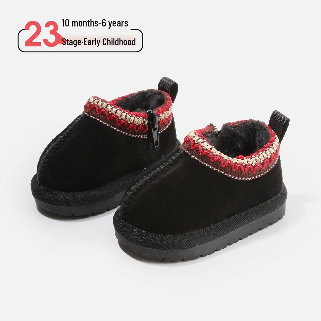 Wszechstronne buty zimowe: Stylowe, Ciepłe Bawełniane Buty dla Chłopców, Dziewczynek, Niemowląt i Maluchów