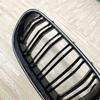 Car Double Line Front Luminous Grille Led Light Racing Grille For BMW 5 Series F10 F11 F18 2010-2017 ABS Black Body Kits Tuning