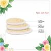 Natural Loofah Exfoliating Facial Puff 1Pcs Soft Skin-Friendly Wash Sponge Portable for Daily Makeup Cleansing