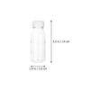 12 st 200 ml Plast Juiceflaska Dryckesflaska Fruktteflaskor Juiceförpackningsflaska Dryck Pet Livsmedelskvalitet Med Lock