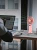 Portable Handheld Fan, Electric Fan with Digital Display, Handheld/neck Hanging/desktop Fan, Eyelash Fan, Makeup Fan