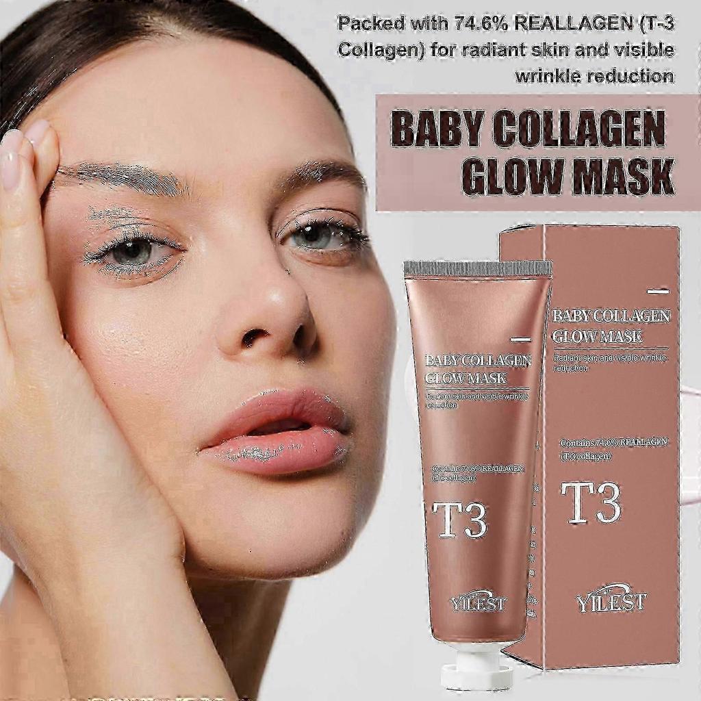2x T3 Collagen Pestlo Mask Deep Hydrating Exfoliating Remove Blackhead Mask For Families And