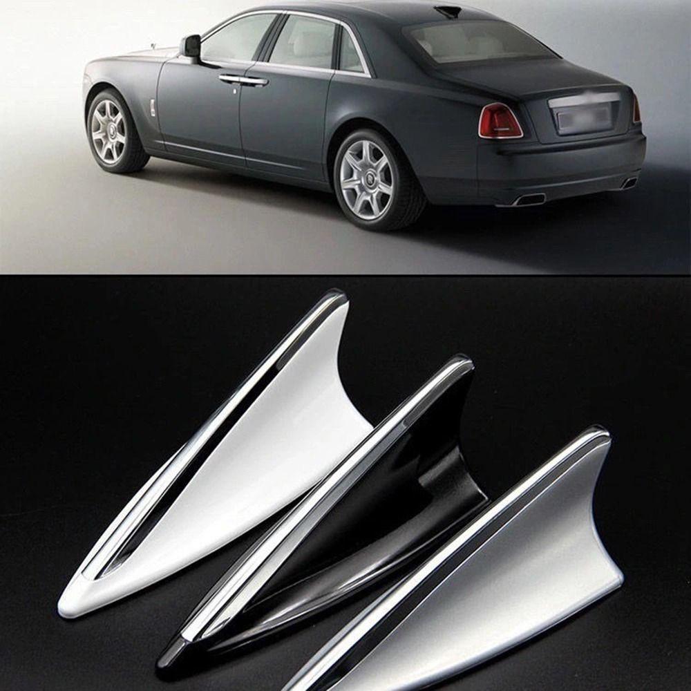 Roof Top Mount FM Signal Amplifier Adapter Car Radio Aerials Shark Fin Antenna  Universal