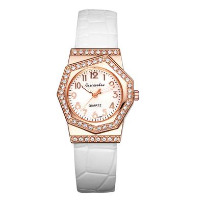 Leather Analog Waterproof Cute and Stylish Quartz Watch with Leather Strap Fashionable Watch for Women Perfect Gift for Day Women's Watch Display, -