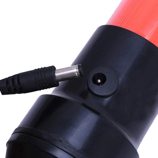 54x4cm Long Rechargeable Traffic Safety Parking Flashing LED Light Baton Stick