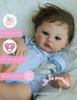 Wiedergeborene Babypuppe 50 cm/Geschenke für Mädchen/6 Zubehörteile