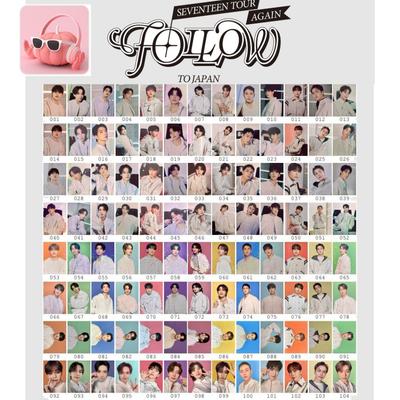 SEVENTEEN FOLLOW JAPAN TOUR AGAIN PHOTO CARD OFFICIAL Merchandise