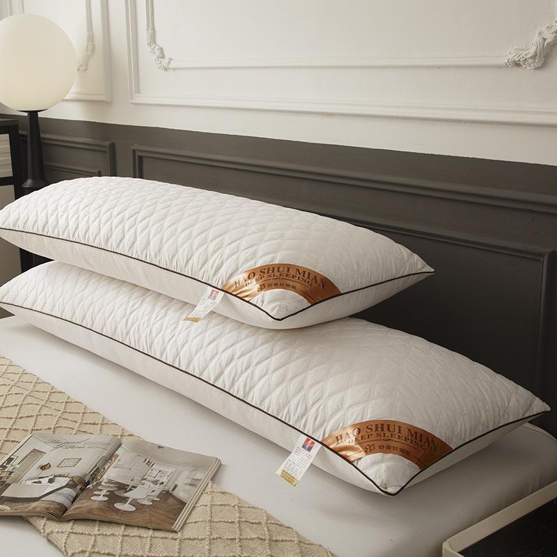 Couple's Long Double Pillow: Home Use, Sleep Aid, Integrated for Couples & Parent-Child, 1.2m/1.5m