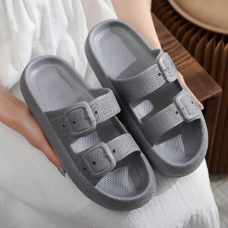 Women Casual Slippers 2024 Summer New Comfortable Light Soft Bottom Antiskid Outdoor Sandals Women's Flat Colorful Slide