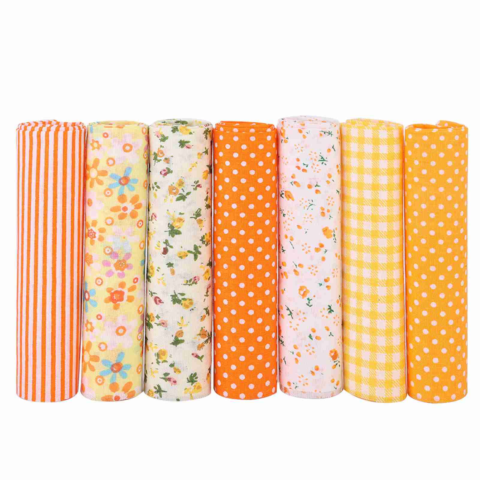 

7pcs set 100percent Cotton Batiks Sewing Craft Cloth for DIY Wallet Cushion Cover Type 1