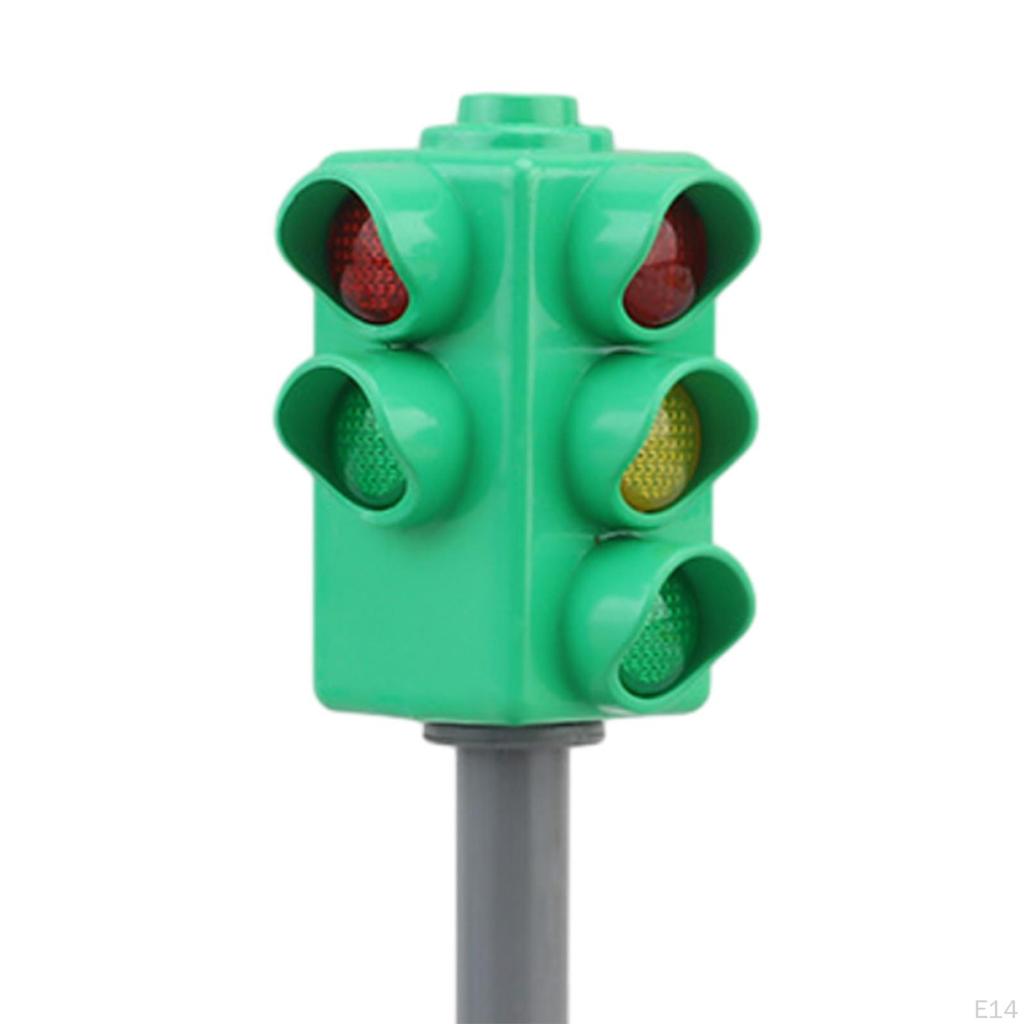 Simulated Traffic Light Pretend Toy Mini Scientific Experiment Safety Teaching Aids Portable