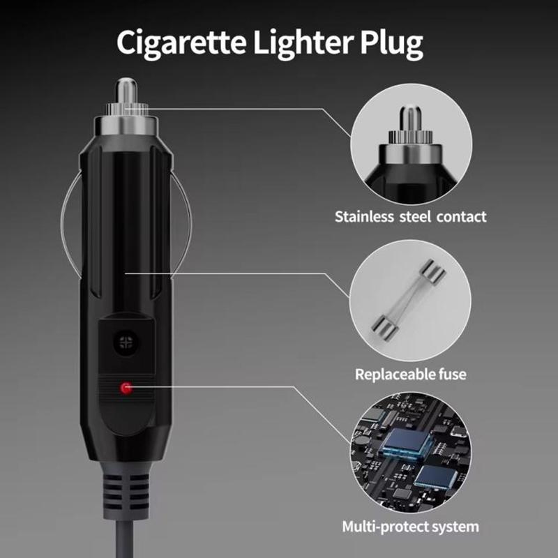ONTEN SL202 Starlink Mini Cable Car Adapter 1m Mini DC Power Cable to Cigarette Charger Power Cable