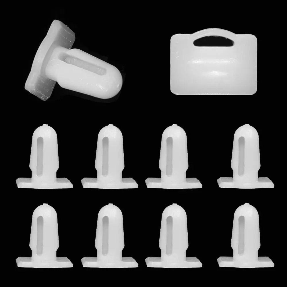 10Pcs Fixed Door Sill Strip Clips Plastic Car Door Sill Trim Strip Clips  Auto Accessories