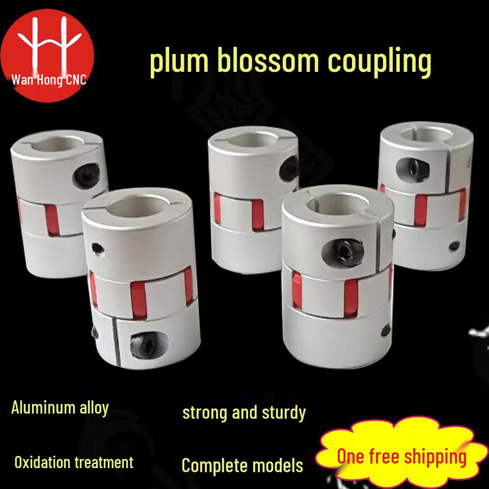 Engraving Tool Aluminum Alloy Plum Blossom Coupling for Stepper/Servo Motor Lead Screw
