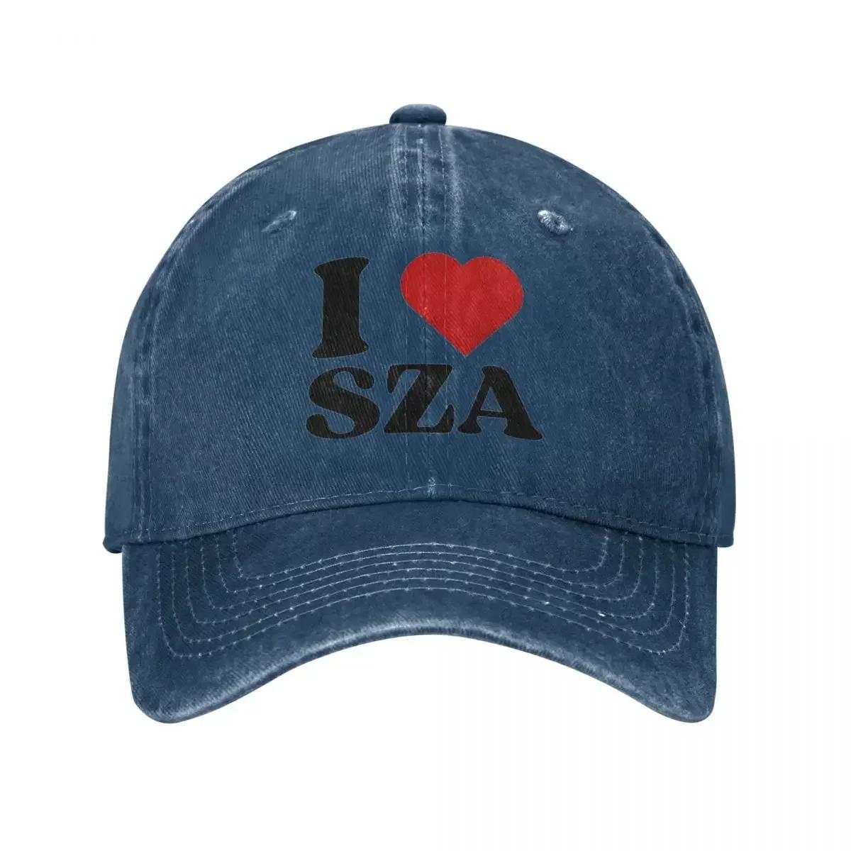 

Fashion I Love SZA Baseball Cap Men Women Distressed Washed Headwear Hip Hop Rapper Outdoor Activities Adjustable Hats Cap One Size