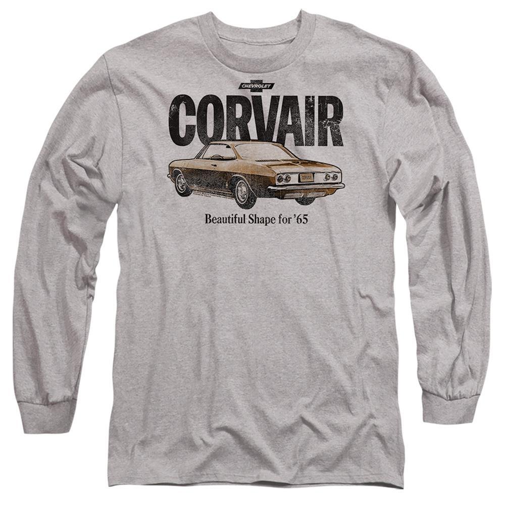 Chevrolet Unisex Adult Retro Corvair Heather Long-Sleeved T-Shirt