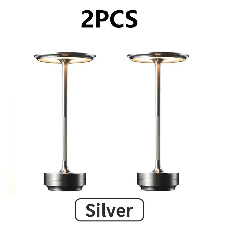 

2PCS Simple Touch Sensor LED Table Lamp Rechargeable Desk Lamp 3Colors Adjustable Bedside Ambient Light Bar Room Decor Ligh changeable