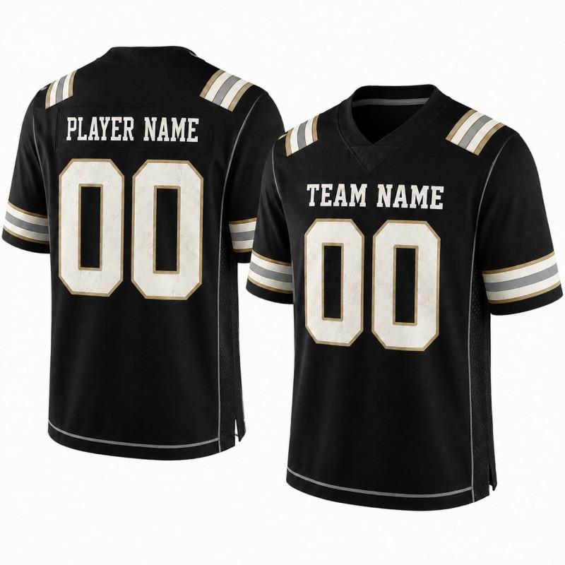 American Football Jersey Adults Kids Custom Team Name Number Sublimation Print Breathable Nylon Sportswear