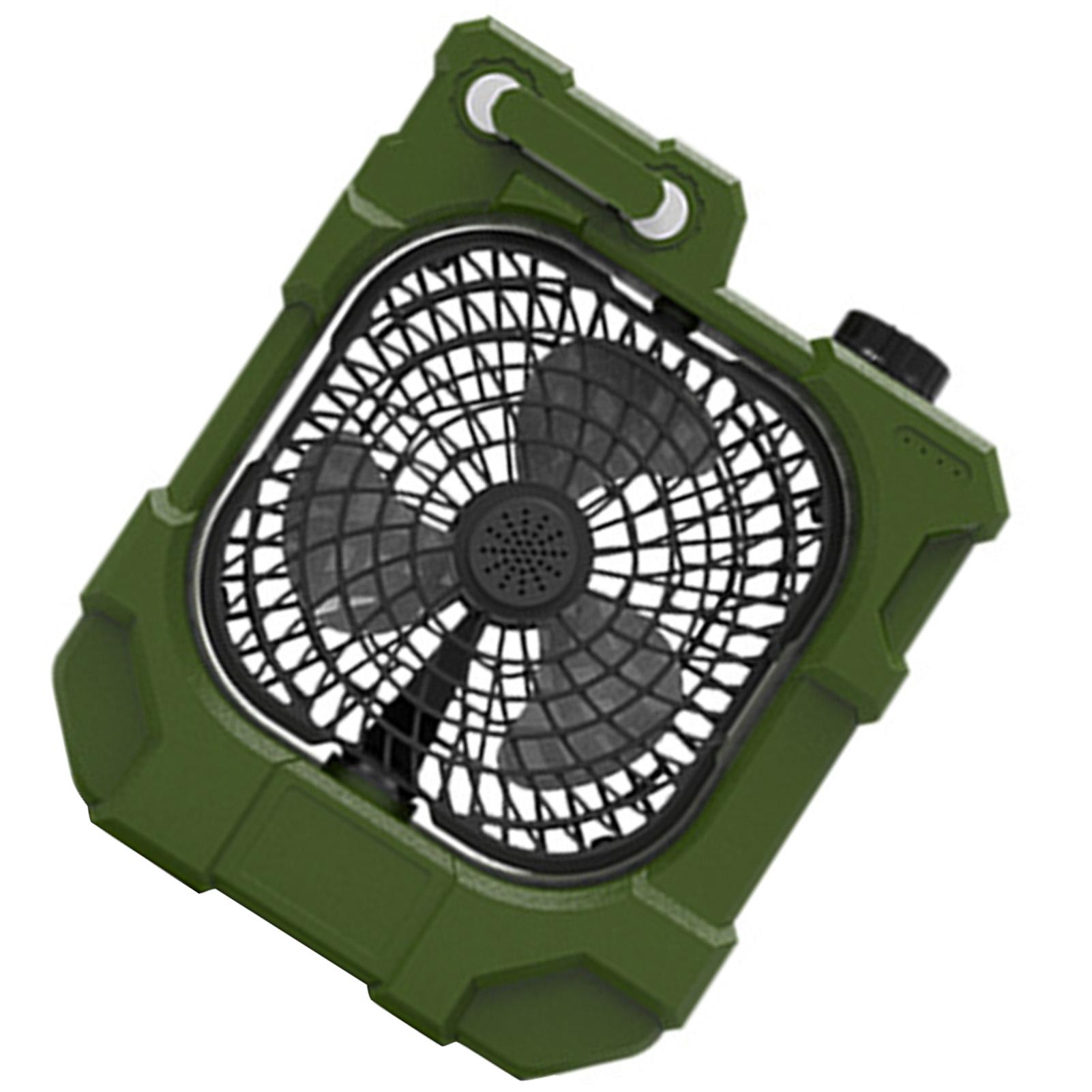 

Вентилятор для кемпинга с легким низким уровнем шума, перезаряжаемый портативный настольный вентилятор для путешествий, пикников, рыбалки