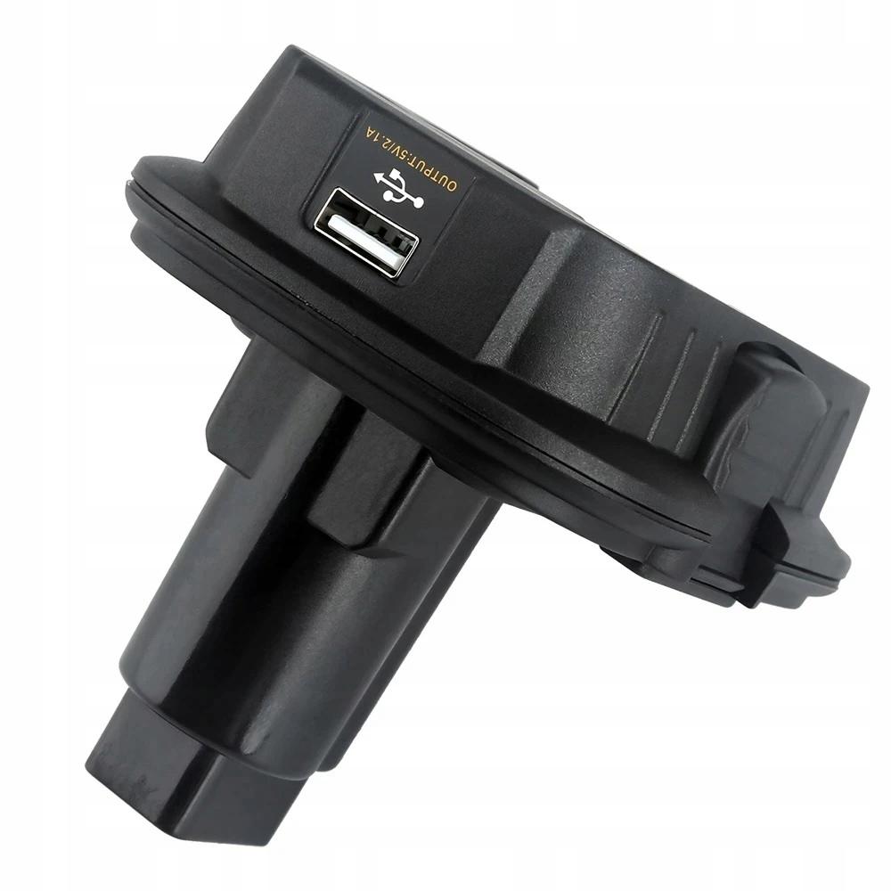 Dewalt DCB201 Adapter for Dewalt and Milwaukee 18V Batteries (DM18D) Black