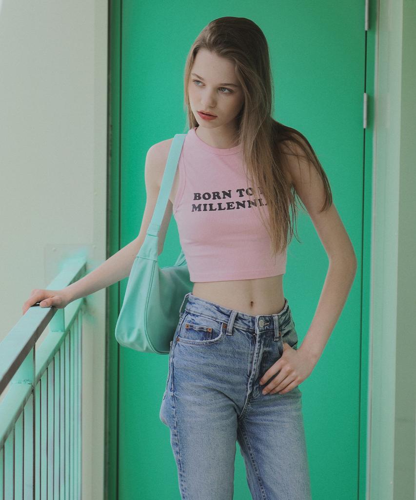 Trm Trm Recycled Big Slime Nylon Hobo Bag E.Mint