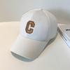 Bestickte Baseballkappe im koreanischen Stil, Unisex, Gesichtsformend, Outdoor-Mode
