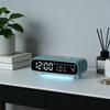 LED Digitaler Wecker Sprachsteuerung Temperatur Datum Wochentag Anzeige Timer Helligkeitseinstellung Elektronische Tischuhr Mit Umgebungslicht 12/24H