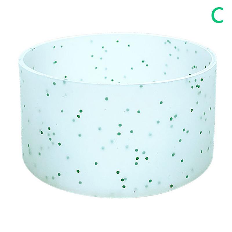 

Светящийся в темноте силиконовый чехол для бутылки с водой, нескользящий, изоляционный, чехол для дна кружки, светящиеся спортивные аксессуары для чашки для воды