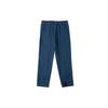 Adidas Knitted Sweatpants Men's Blue Moderate Straight Fit Pants HM7470