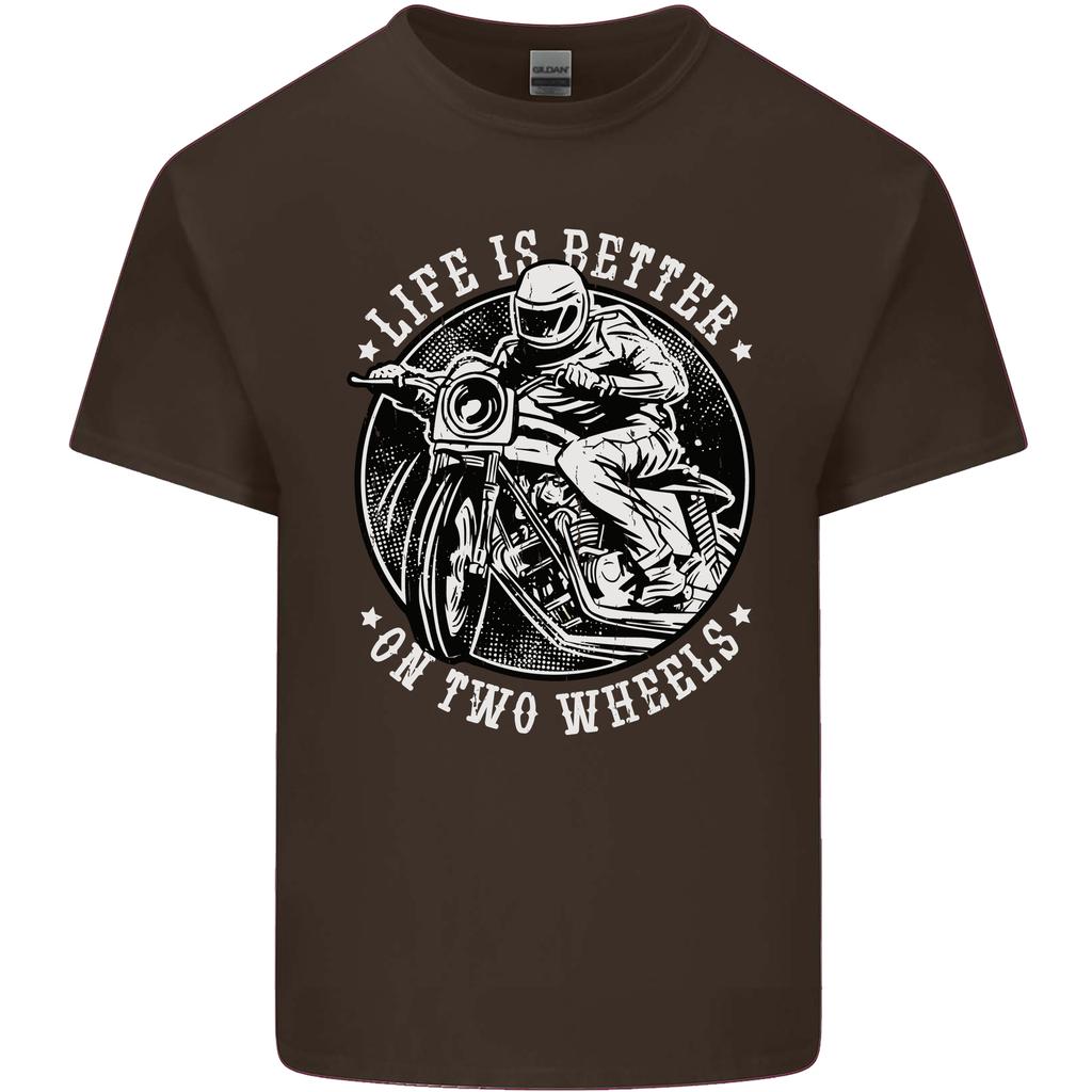 Life Is Better On Two Wheels Unisexs Light Cotton TShirt