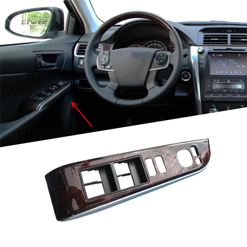 Panelový rámeček spínače stahování levého předního okna auta 74232-06490 7423206490 Pro Toyota Camry 2012-2017 Panelový rámeček loketní opěrky