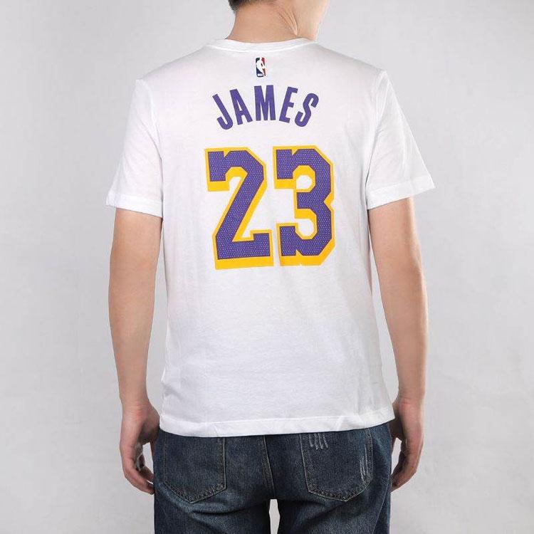 Nike LeBron James #23 Dri-FIT NBA Limited Edition Short Sleeve T-Shirt Men Tops White BQ1541-110