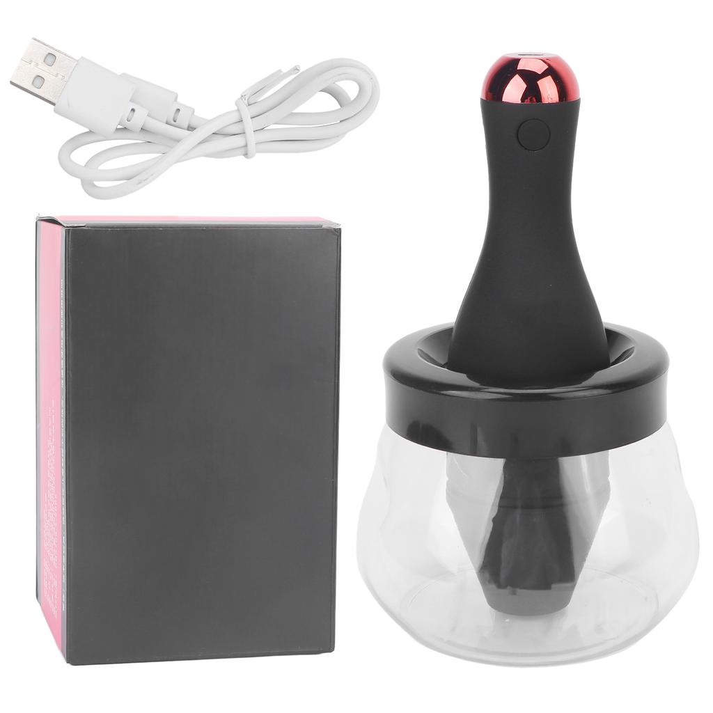 Electric Makeup Brush Cleaner Quick Dry Rechargeable Automatic Brush Cleaner Spinner