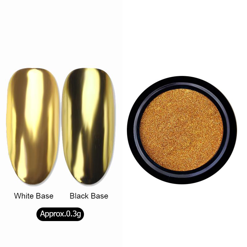 Chameleon Mirror Nail Powder Glitter Decoration Gel Polish Nail Art Dust Metallic Metal Polish Chrome Pigment Dazzling Accessory