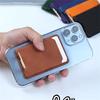 Magnetic Leather Wallet Card Stand for iPhone 17 16 15 14   Pro Max Samsung S25 S24 S23 Ultra for Magsafe Bracket Holder Bag