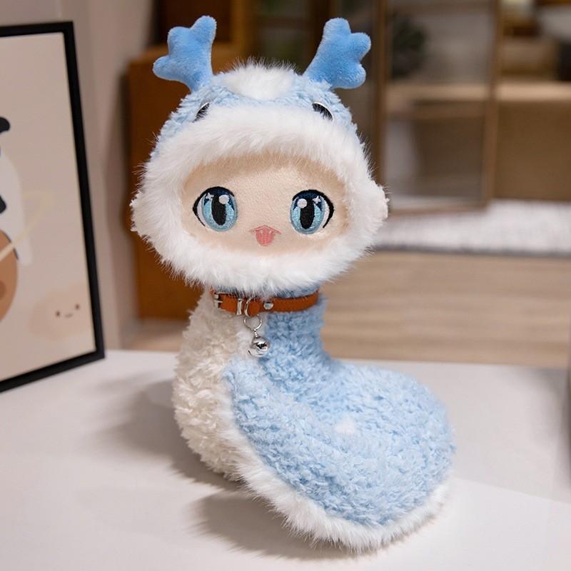 Plush Snake Vibrant Toy Cute Baby Snake Doll With Pp Cotton Perfect For Gifts