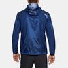 Under Armour Perpetual Woven Panel Sports Hooded Jacket Men Jackets Blue 1306388-574