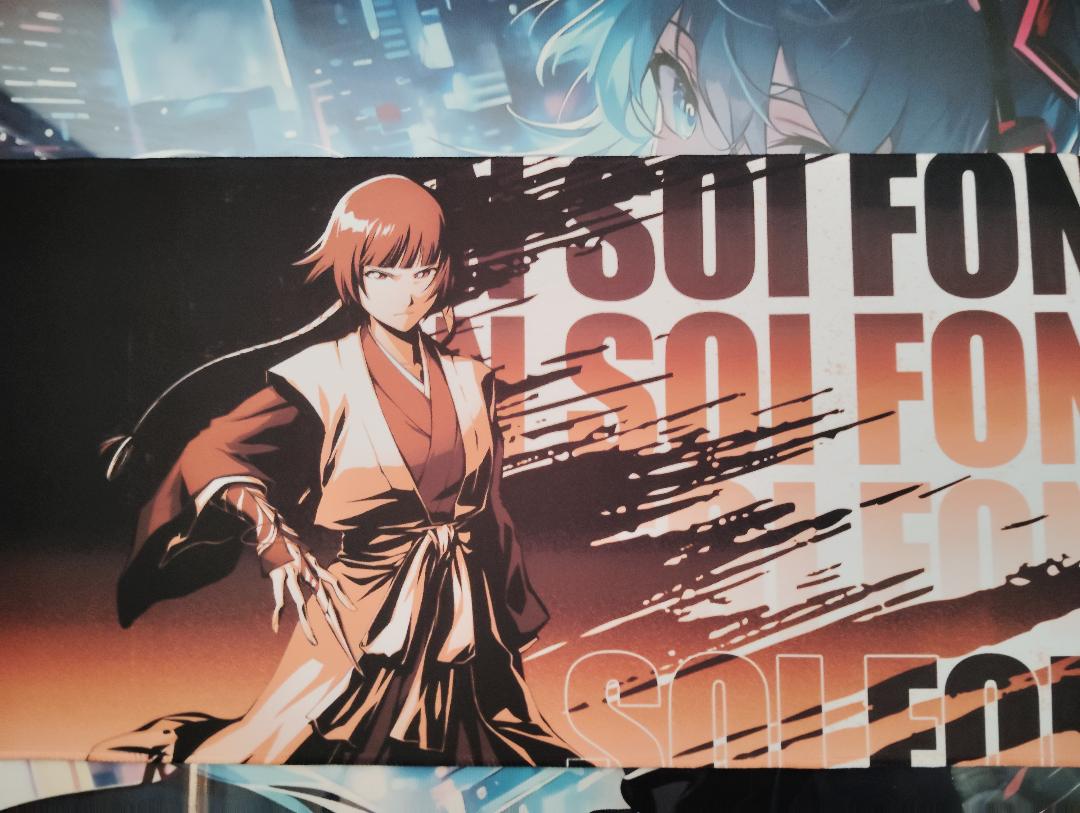 

[USED] Until July BLEACH Soi Fon Large Mouse Pad Desk Mat Bleach
