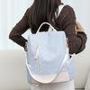 SchoolbagPU Backpack Women's 1011 New Simple Fashion Printing Large Capacity Women's Travel Backpack Mommy Bag