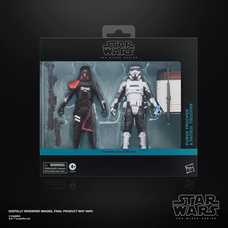 Hasbro - Star Wars - Purge Trooper & Patrol Trooper - Black Series Figure 15Cm