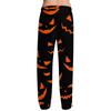Mens Halloween Printed Drawstring Lounge Pants Casual Relaxed Fit Sleepwear Trousers with Pumpkin Pattern Design