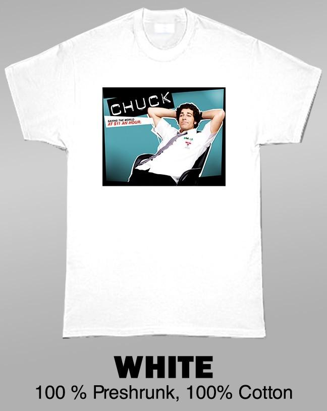 Chuck Bartowski Zachary Levi TV Funny Show NBC Graphic T Shirt Unisex T-Shirt M