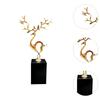 Animal Figurine Gift Collectible Decorative Sculpture Deer Statue for Table Centerpieces Cabinet Bedroom Living Room Office