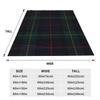 Farquharson Scottish Tartan Blanket Soft Warm Flannel Throw Blanket Bedspread for Bed Living room Picnic Travel Home Sofa