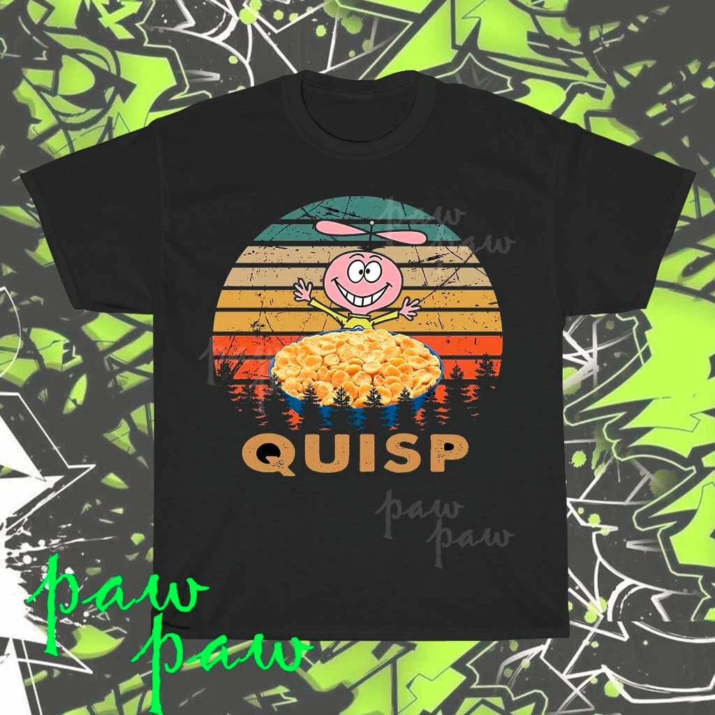 Brand New Quisp Cereal Logo American T-Shirt Funny Size S to 5XL 3XL