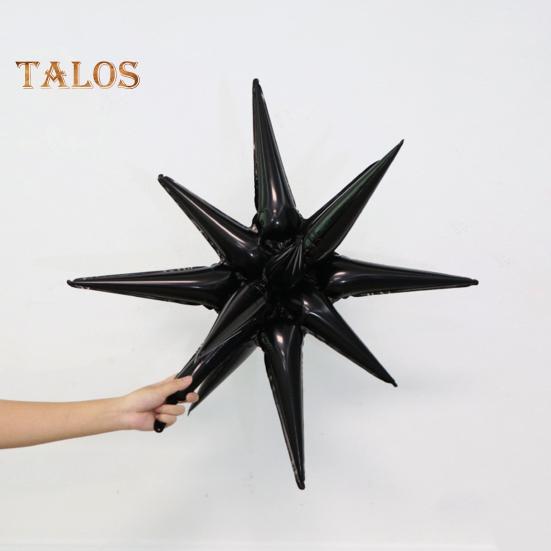 6 buc. Baloane cu stea Baloane din Mylar din folie Starburst cu 12 puncte pentru fundal pentru aniversarea nunții Crăciun Anul Nou Accesorii pentru petrecerea de naștere