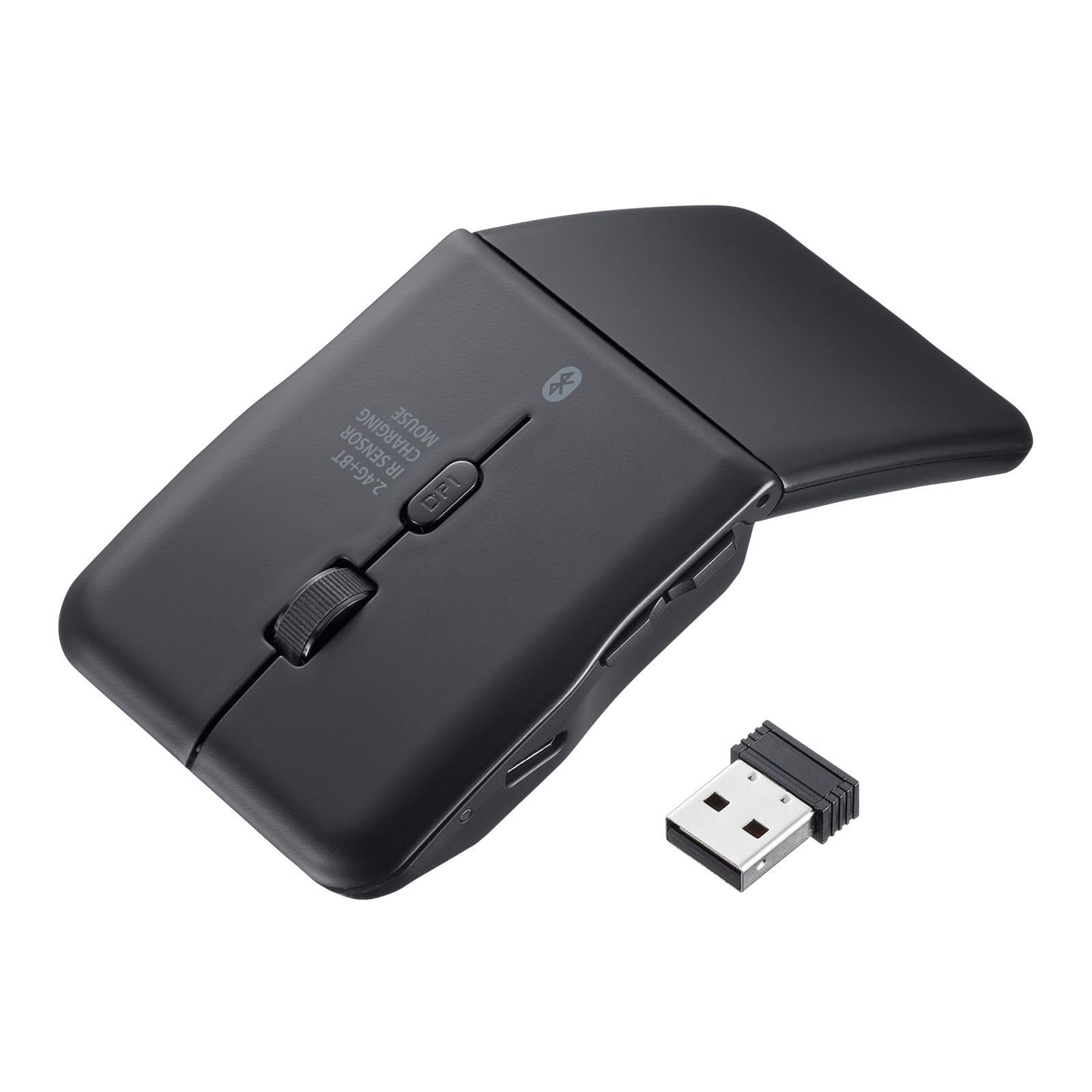 

Sanwa Supply Silent Wireless IR LED Combo Mouse (5 Buttons/Thin) MA-WBIS5117BK чорний