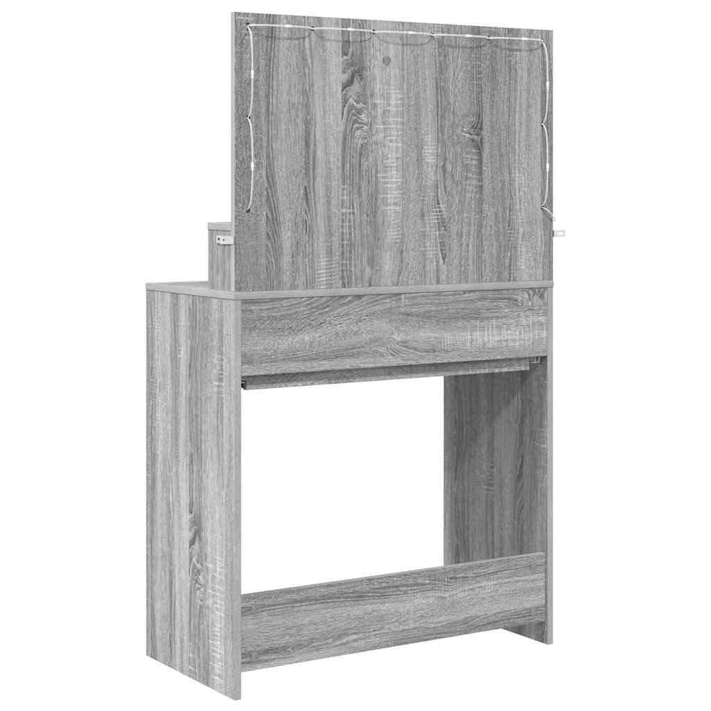 Bedroom Vanity Tables Grey Sonoma 80 x 39.6 x 135 cm