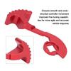 1/10 RC Car Transmitter Steering Wheel Trigger Ergonomic One Handed Control Transmitter Adapter for NB4 Controller Red