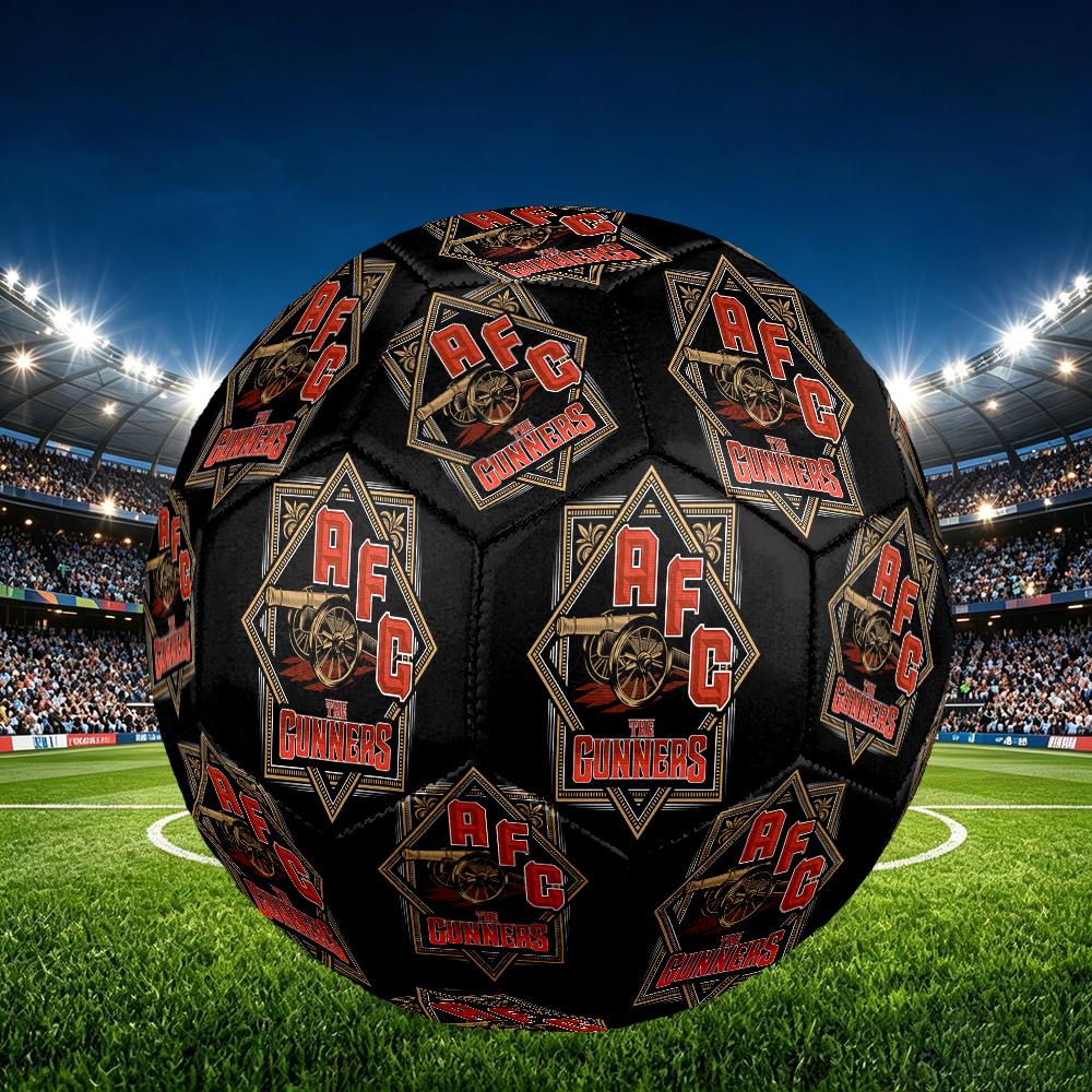 1 pz Pallone da Calcio Standard Taglia 5, Palloni da Calcio, Pallone da Calcio con Motivo di Squadra di Calcio, Cucito a Macchina, Pallone per Allenamento e Partita all'Aperto